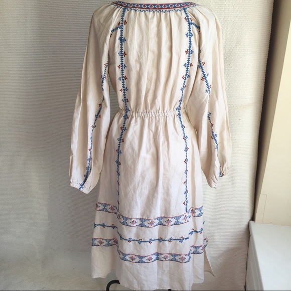 LoveShackFancy OS Fall Embroidered Cotton Dress - Picture 3 of 8